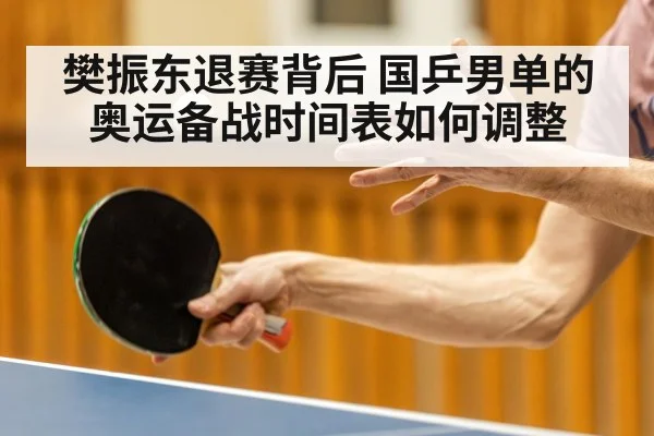 樊振东退赛背后 国乒男单的奥运备战时间表如何调整